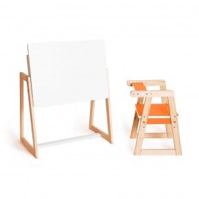 Детская растущая парта и стул Я САМ "Краски" (Оранжевый) в Камышлове - kamyshlov.mebel-74.com | фото
