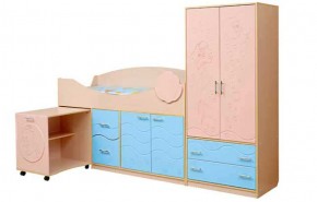 Набор мебели для детской Юниор -12.2 (700*1860) МДФ матовый в Камышлове - kamyshlov.mebel-74.com | фото