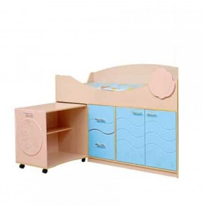 Набор мебели для детской Юниор -12.2 (700*1860) МДФ матовый в Камышлове - kamyshlov.mebel-74.com | фото