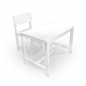 Детский растущий комплект стол и стул Я САМ "Лофт" (Белый, Белый) в Камышлове - kamyshlov.mebel-74.com | фото