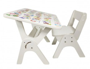 Детский растущий стол-парта и стул Я САМ "Умка" (Алфавит) в Камышлове - kamyshlov.mebel-74.com | фото