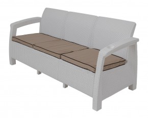 Диван Yalta Premium Sofa 3 Set (Ялта) белый (+подушки под спину) в Камышлове - kamyshlov.mebel-74.com | фото