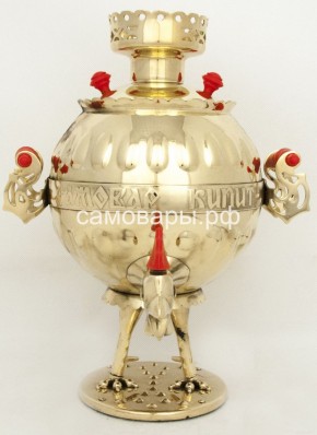 Электрический самовар "Петух на лапах" на 3 литра в Камышлове - kamyshlov.mebel-74.com | фото