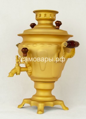 Электрический самовар "Русское золото" матовая груша на 2 литра (Ограниченная серия) в Камышлове - kamyshlov.mebel-74.com | фото