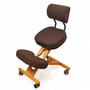 Коленный стул со спинкой Smartstool KW02В + Чехлы в Камышлове - kamyshlov.mebel-74.com | фото