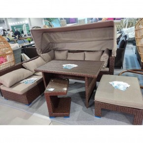 Комплект мебели с диваном AFM-320B-T320 Brown в Камышлове - kamyshlov.mebel-74.com | фото