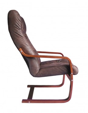 Кресло для отдыха (пружинка) Магнат 102-З-Ш замша ШОКОЛАД в Камышлове - kamyshlov.mebel-74.com | фото