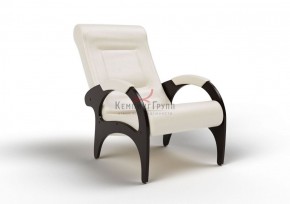 Кресло для отдыха Римини 19-К-КР (экокожа/венге) КРЕМ в Камышлове - kamyshlov.mebel-74.com | фото