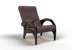 Кресло для отдыха Римини 19-Т-КМ (ткань/венге) КОФЕ С МОЛОКОМ в Камышлове - kamyshlov.mebel-74.com | фото