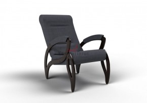 Кресло для отдыха Зельден 20-Т-ГР (ткань/венге) ГРАФИТ в Камышлове - kamyshlov.mebel-74.com | фото