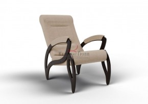 Кресло для отдыха Зельден 20-Т-П (ткань/венге) ПЕСОК в Камышлове - kamyshlov.mebel-74.com | фото
