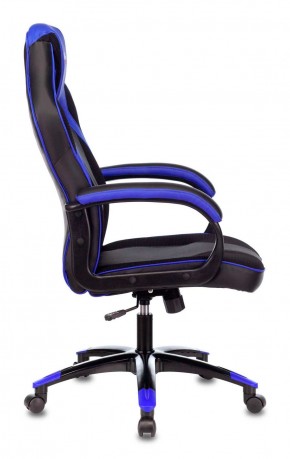 Кресло игровое Бюрократ VIKING 2 AERO BLUE черный/синий в Камышлове - kamyshlov.mebel-74.com | фото