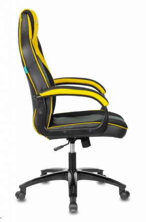 Кресло игровое Бюрократ VIKING 2 AERO YELLOW черный/желтый в Камышлове - kamyshlov.mebel-74.com | фото