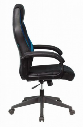 Кресло игровое Бюрократ VIKING 3 AERO BLUE черный/синий в Камышлове - kamyshlov.mebel-74.com | фото