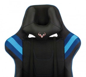 Кресло игровое Бюрократ VIKING 4 AERO BLUE черный/синий в Камышлове - kamyshlov.mebel-74.com | фото