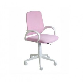 Кресло Ирис White сетка/ткань розовая в Камышлове - kamyshlov.mebel-74.com | фото