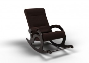 Кресло-качалка Тироль 12-Т-ГР (ткань/венге) ГРАФИТ в Камышлове - kamyshlov.mebel-74.com | фото