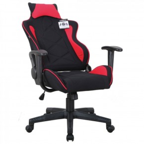 Кресло компьютерное BRABIX GT Racer GM-101 + подушка (ткань) черное/красное (531820) в Камышлове - kamyshlov.mebel-74.com | фото
