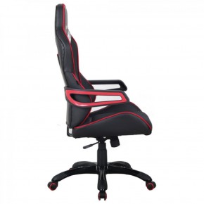 Кресло компьютерное BRABIX Nitro GM-001 (ткань/экокожа) черное, вставки красные (531816) в Камышлове - kamyshlov.mebel-74.com | фото