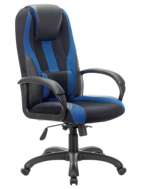 Кресло компьютерное BRABIX PREMIUM "Rapid GM-102" (экокожа/ткань, черное/синее) 532106 в Камышлове - kamyshlov.mebel-74.com | фото