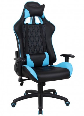 Кресло компьютерное BRABIX "GT Master GM-110" (черное/голубое) 531928 в Камышлове - kamyshlov.mebel-74.com | фото