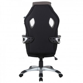 Кресло компьютерное BRABIX Techno GM-002 (ткань) черное/серое, вставки белые (531815) в Камышлове - kamyshlov.mebel-74.com | фото