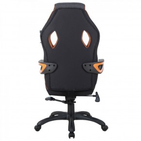 Кресло компьютерное BRABIX Techno Pro GM-003 (ткань черное/серое, вставки оранжевые) 531813 в Камышлове - kamyshlov.mebel-74.com | фото