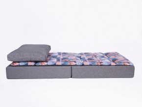 Кресло-кровать бескаркасное Харви (коричневый-геометрия браун) в Камышлове - kamyshlov.mebel-74.com | фото