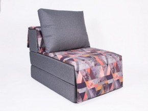 Кресло-кровать бескаркасное Харви (серый-сноу манго) в Камышлове - kamyshlov.mebel-74.com | фото