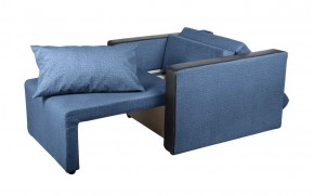 Кресло-кровать Милена с подлокотниками (синий) Велюр в Камышлове - kamyshlov.mebel-74.com | фото