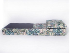 Кресло-кровать-пуф бескаркасное Окта (Велюр принт 2) в Камышлове - kamyshlov.mebel-74.com | фото
