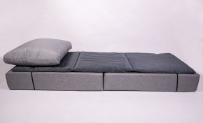 Кресло-кровать-пуф бескаркасное Прайм (мехико серый-графит) в Камышлове - kamyshlov.mebel-74.com | фото