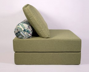 Кресло-кровать-пуф бескаркасное Прайм (Оливковый) в Камышлове - kamyshlov.mebel-74.com | фото