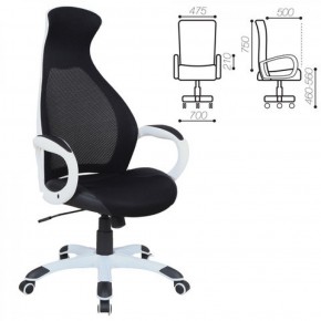 Кресло офисное BRABIX PREMIUM "Genesis EX-517" (белый/черный) 531573 в Камышлове - kamyshlov.mebel-74.com | фото