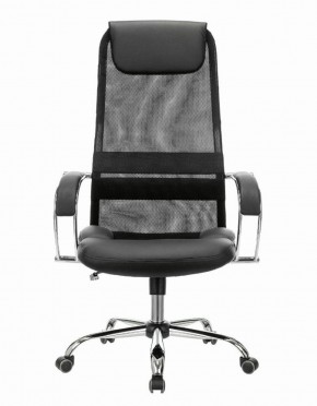 Кресло офисное BRABIX PREMIUM "Stalker EX-608 CH" (хром, ткань-сетка/кожзам, черное) 532091 в Камышлове - kamyshlov.mebel-74.com | фото