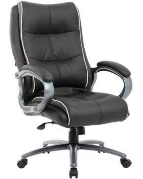 Кресло офисное BRABIX PREMIUM "Strong HD-009" (экокожа черная, ткань серая) 531945 в Камышлове - kamyshlov.mebel-74.com | фото