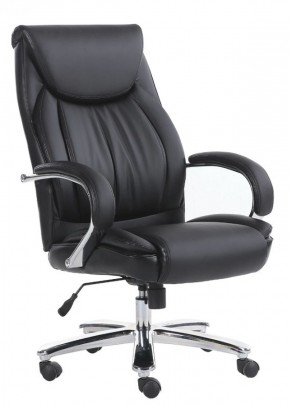 Кресло офисное BRABIX "Advance EX-575" (хром/экокожа/черное) 531825 в Камышлове - kamyshlov.mebel-74.com | фото