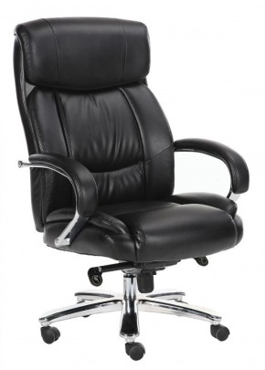 Кресло офисное BRABIX "Direct EX-580" (хром/рециклированная кожа/черное) 531824 в Камышлове - kamyshlov.mebel-74.com | фото
