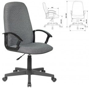 Кресло офисное BRABIX "Element EX-289", ткань, серое, 532093 в Камышлове - kamyshlov.mebel-74.com | фото