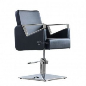 Кресло парикмахерское Barneo 6300V5 черное в Камышлове - kamyshlov.mebel-74.com | фото