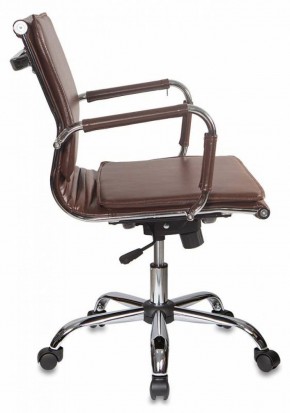 Кресло руководителя Бюрократ CH-993-LOW/BROWN коричневый в Камышлове - kamyshlov.mebel-74.com | фото