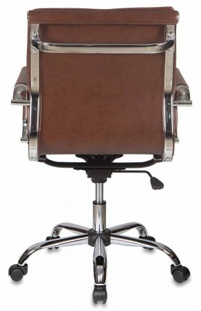 Кресло руководителя Бюрократ CH-993-LOW/BROWN коричневый в Камышлове - kamyshlov.mebel-74.com | фото