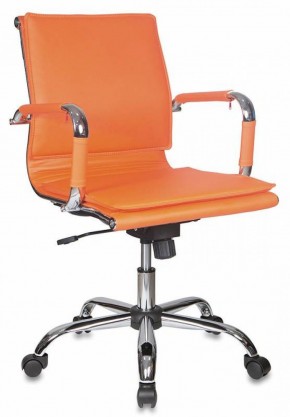 Кресло руководителя Бюрократ CH-993-LOW/ORANGE оранжевый в Камышлове - kamyshlov.mebel-74.com | фото