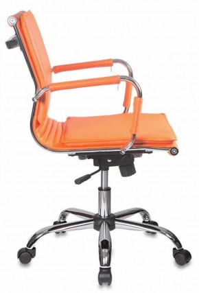 Кресло руководителя Бюрократ CH-993-LOW/ORANGE оранжевый в Камышлове - kamyshlov.mebel-74.com | фото
