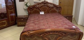 Кровать 2-х спальная 1600*2000 Роза, без основания (01.116) орех в Камышлове - kamyshlov.mebel-74.com | фото