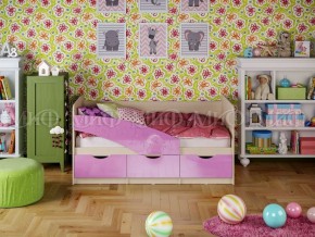 Кровать Бабочки (Сиреневый металлик) 1600 в Камышлове - kamyshlov.mebel-74.com | фото