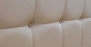 Кровать двойная Хлоя 160 + ортопед + ПМ + дно (арт. Пегасо капучино к/з (бежево-коричневый)) в Камышлове - kamyshlov.mebel-74.com | фото