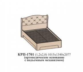 Кровать ЭЙМИ с подъемным механизмом КРП-1701 (1200х2000) Венге/патина серебро в Камышлове - kamyshlov.mebel-74.com | фото