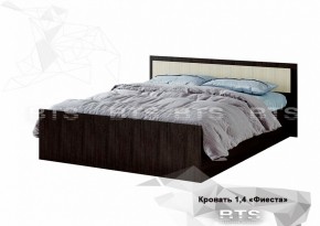 Кровать Фиеста 1400 LIGHT + Проложки LIGHT 1400 ДСП (Венге/Лоредо) в Камышлове - kamyshlov.mebel-74.com | фото