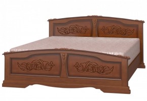 ЕЛЕНА Кровать из массива 1200 (Орех) в Камышлове - kamyshlov.mebel-74.com | фото